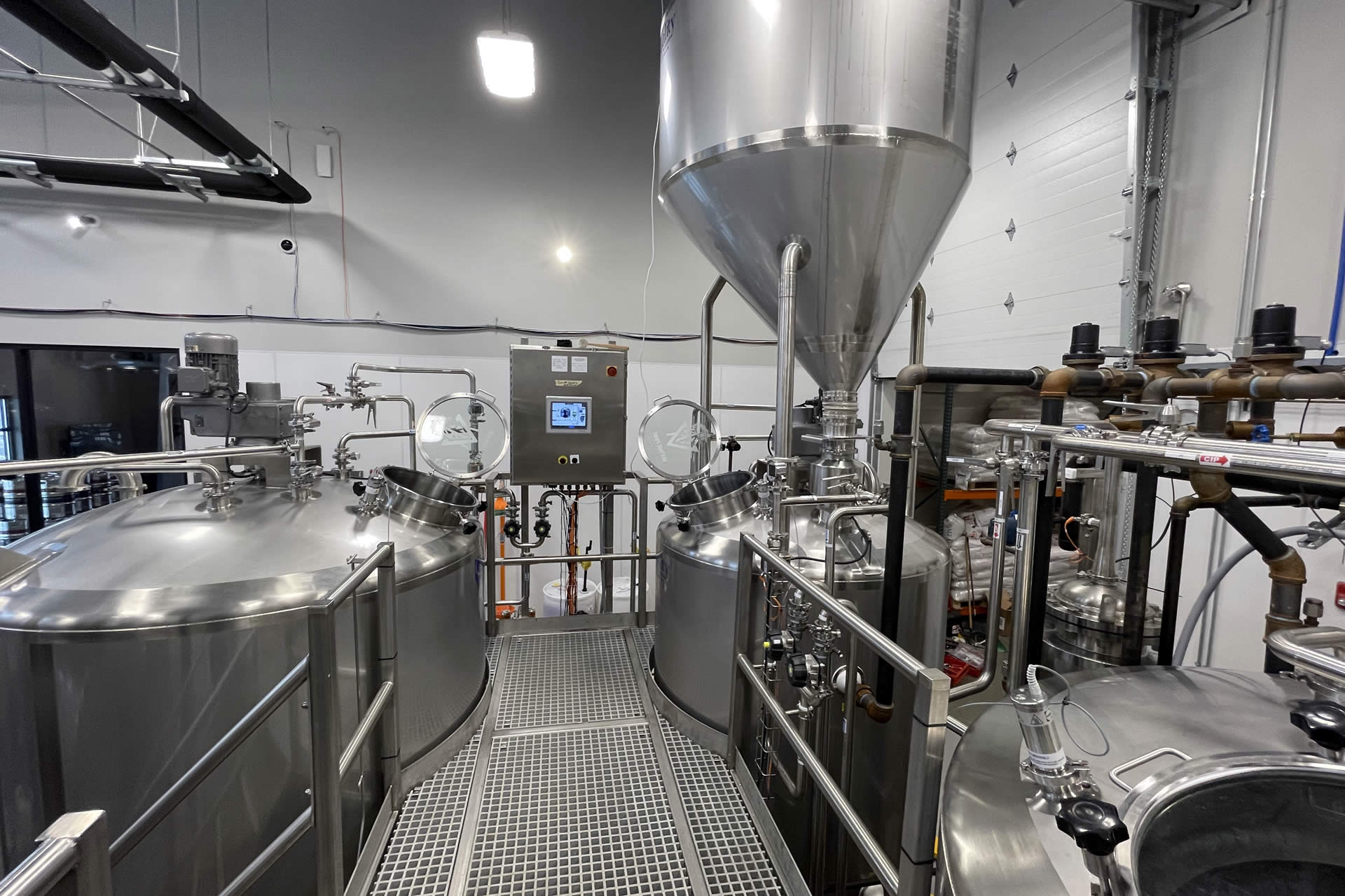 Vantage Point Brewing Co brewing equipment