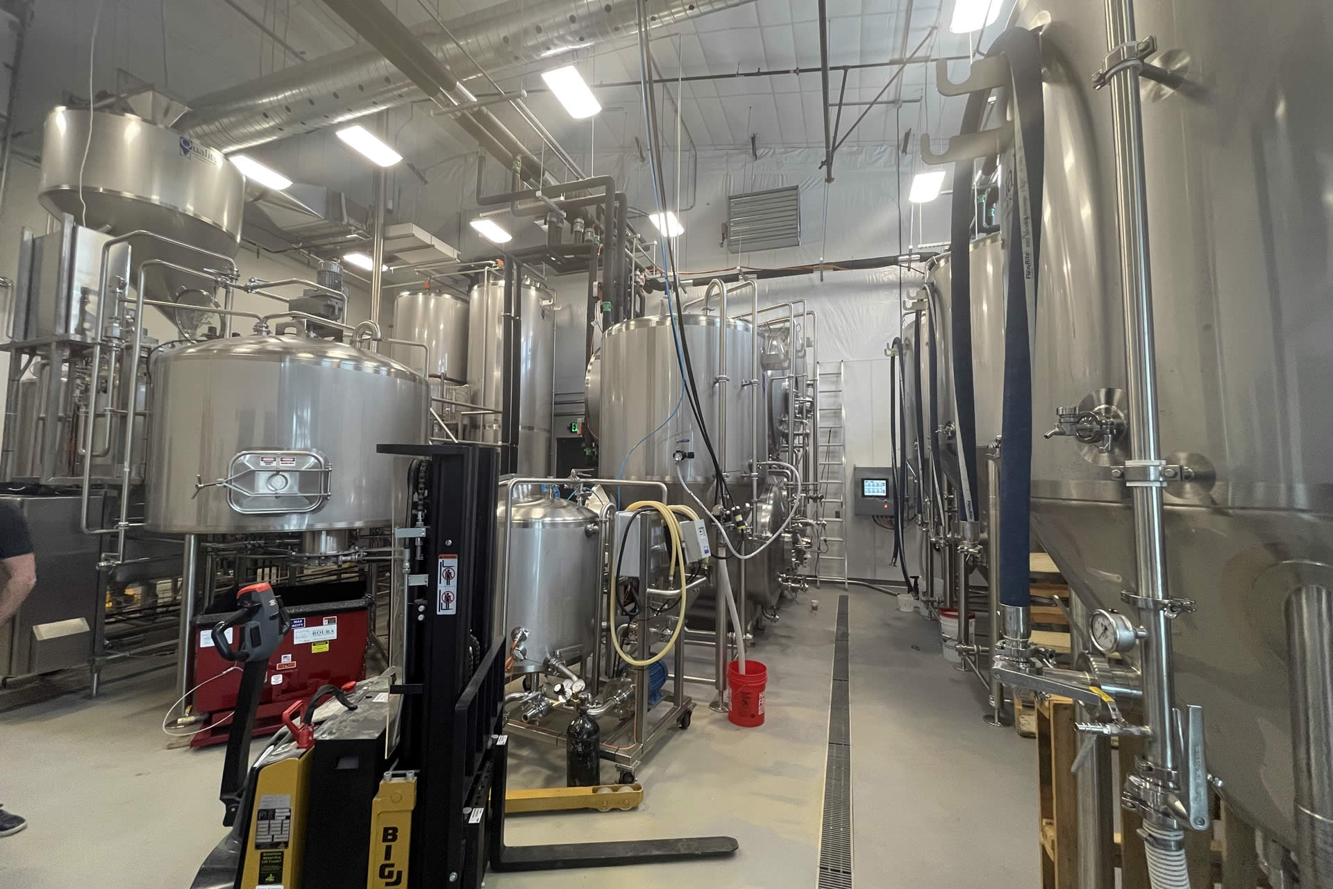 Vantage Point Brewing Co brewing equipment